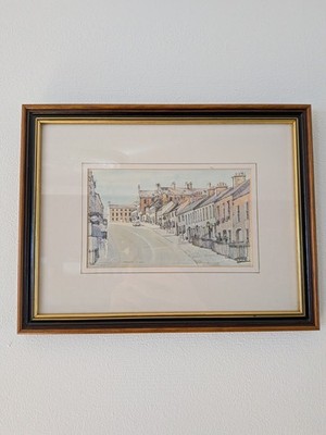 R. G. Mulree Aquarell Druck Hillsborough County Down Nordirland Kunstwerk