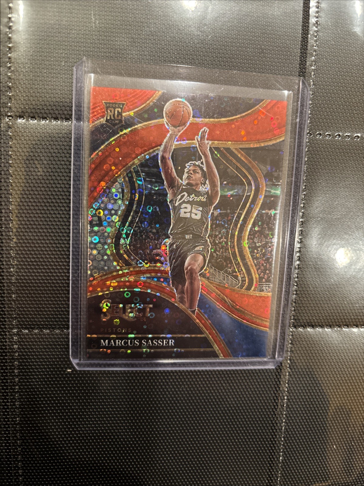 2023-24 Panini Select Courtside Disco Marcus Sasser Rookie RC 19/49 RC