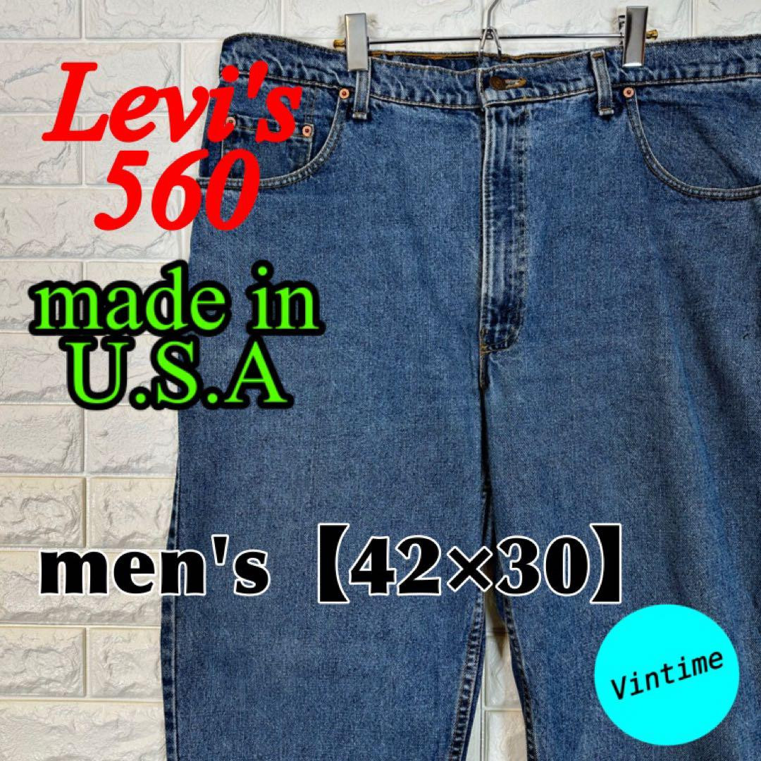 V686 Usa Levi S 560 Denim Pants Men'S 42 30