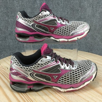 Mizuno Wave Creation 17 Running Shoes Womens 8.5 Lace Up Sneakers Multicolor