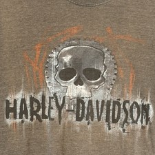 Vintage Harley Davidson T-Shirt Made in USA R.K Stratman Sz XL Hartford, CT