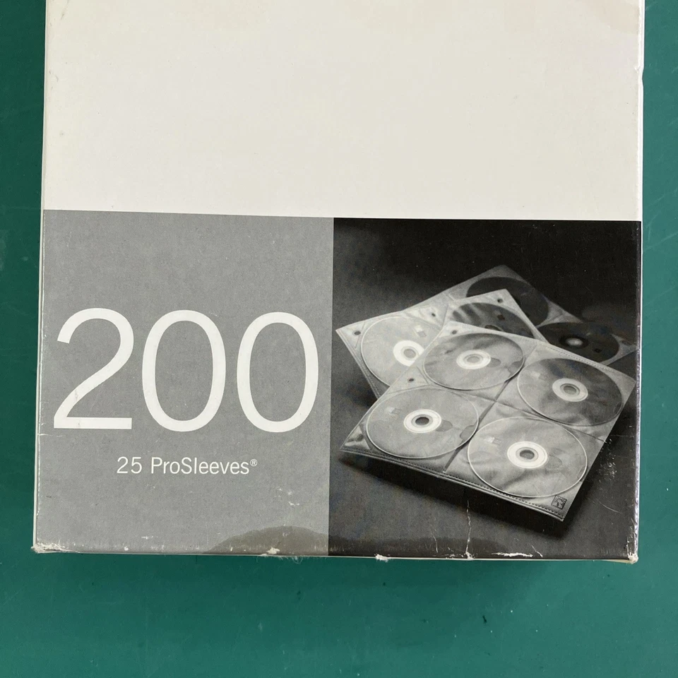 Case Logic 2 Sided CD Storage Sleeves for Ring Binders. 400 Discs/2 Boxes. NEW. - Image 3 of 4