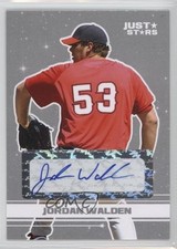 2008 Just Minors Just Stars Silver Edition Auto 3/10 Jordan Walden #74 Auto 4r3