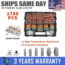1750PCS Genuine Deutsch Connector Kit Stamped Contacts For 14,16,18,20 GA.WIRE