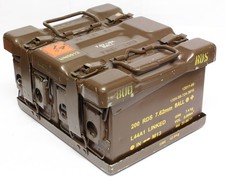 4x GMPG 7.62 Ammo Boxes In Carrier Daimler Ferret Saracen Saladin CVRT Army