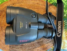 Canon 18x50 Image Stabilization All-Weather Binoculars w/Case & Neck Strap. Mint