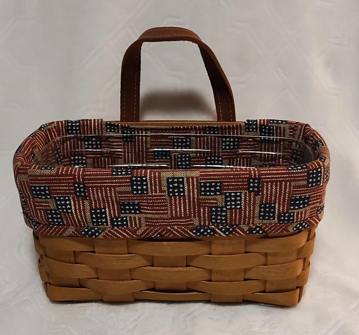 Basket With Liner In Longaberger Baskets (1995-1999) for sale | eBay