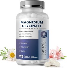 Magnesium Complex 850mg, 120Capsules - Gluten Free and Non-GM