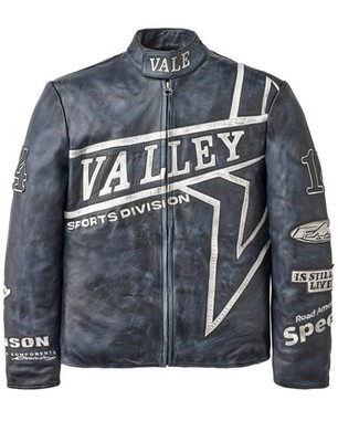 Vale Forever Black Flag Motocroxxx Jacket 'Monochrome' Size XXL
