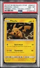 2019 POKEMON SM BLACK STAR PROMO FALL 2019 COLLECTOR CHEST PIKACHU-HOLO PSA 8