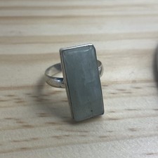 SPARKLE SALE Natural Aquamarine March Birthstone Ring S13 925 Sterling