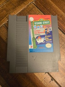 Sesame Street 123 & ABC - Nintendo NES - Authentic Cartridges