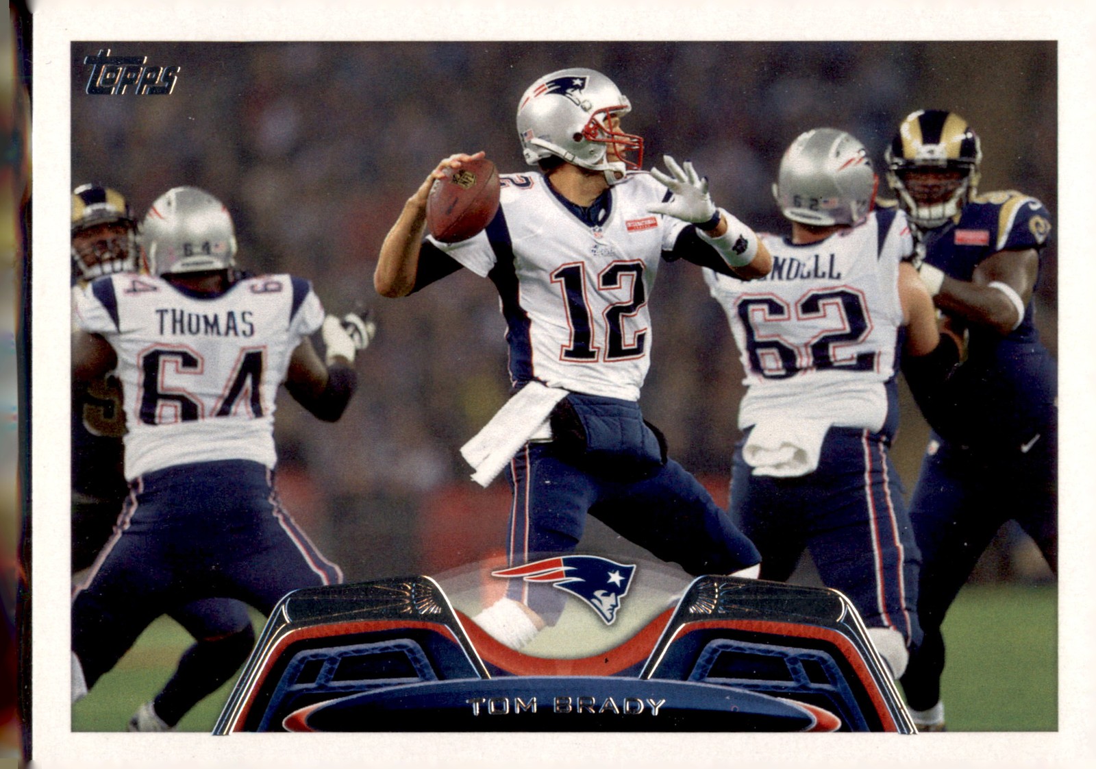 2013 Topps #100 Tom Brady New England Patriots