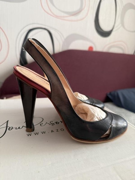 Women Carlo Pazolini Heels Purple Leather 37