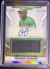 2025 Topps Pro Debut Termarr Johnson Jumbo Patch Auto /200 - Pirates