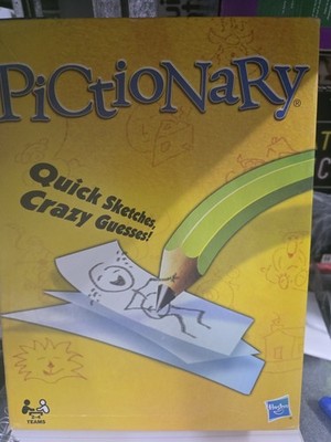 324. Pictionary Quick Sketches Crazy Guesses Karten Partyspiel Hasbro