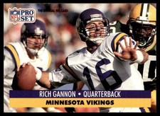 1991 Pro Set Rich Gannon Minnesota Vikings #571