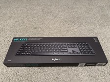 Logitech MX Keys Wireless Keyboard Graphite, Bluetooth