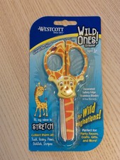 Westcott Wild Ones Kids Scissors Giraffe Stretch NIB