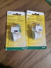 Lot Of 2 - Eaton Bussmann Time Delay Plug Fuses BP/S-30 30 Amp 2 Pack