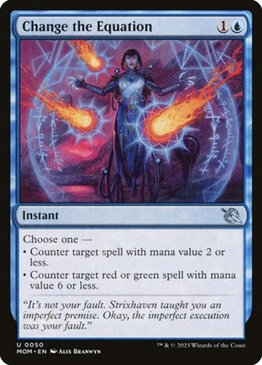 Change the Equation (March of the Machine 50) - Uncommon Magic: The Gathering Ca