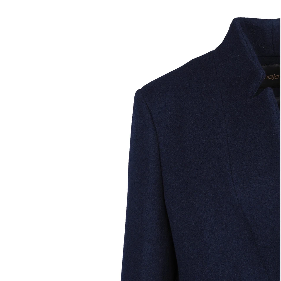 Maje Women's Coat Size 40 FR / L Wool Blend MFPOU00918 - Image 2 of 4