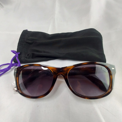 Gamma Ray Optics M04 Sunglasses Tortoiseshell Smoke Lens w/ Pouch