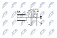 NTY Gelenksatz, Antriebswelle NPZ-ME-026 FüR MERCEDES-BENZ