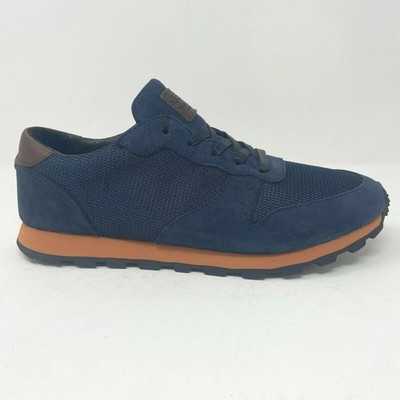 Clae Hayward Deep Navy Waxed Suede Mens Premium Casual Sneakers