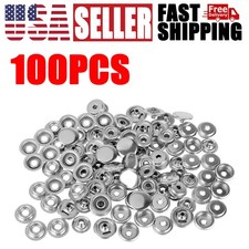 Stainless Steel Press Stud Fastener Snap Cove...