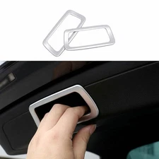 For Maserati Levante 2017-2021 ABS Silver Tailgate Rear Door Handle Cover Decor