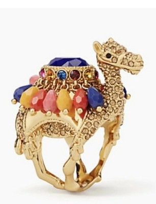 Kate Spade New York Spice Things Up Camel Cocktail Ring Brand New NWT