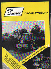 Turner "HYDRAMOWER LR14" Flail Hedge Trimmer  Brochure Leaflet
