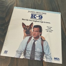 Vintage 1989 K-9 LaserDisc Video Disc Movie James Jim Belushi
