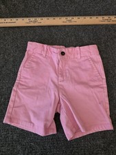 Janie And Jack Shorts Boys 5 Pink Chino Twill Flat Front Stretch Casual Summer