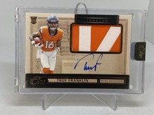 2024 Panini One Troy Franklin RPA Patch Auto Rookie RC SP /25 DENVER Broncos