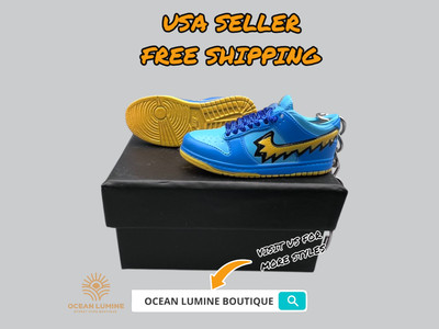 SB Dunk Low 3D Mini Sneaker Keychain, Basketball Sneaker Collectible Box Options