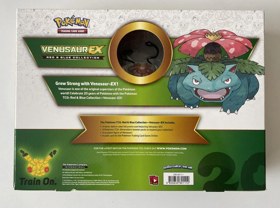Pokemon TCG Venusaur EX Red & Blue Collection Box - Image 2 of 4