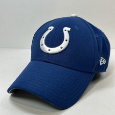 Indianapolis Colts New Era 9Forty Adjustable Hat Blue White Horseshoe Logo OSFM