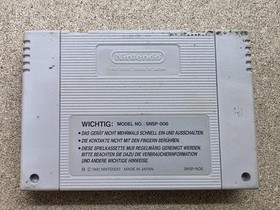 *SUPER TENNIS*SNES SUPER NINTENDO NES GAME BOY CARTRIDGE PAL NOE #4 S3