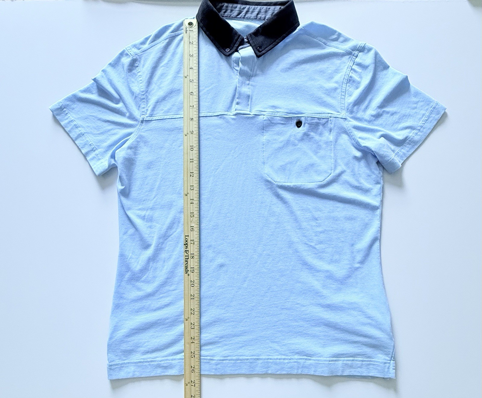 Lululemon Evolution Men’s Blue Button Down Collar… - image 8