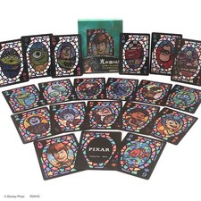 Carte da gioco Tenyo Disney Pixar stile vetro colorato PVC 54 personaggio unico