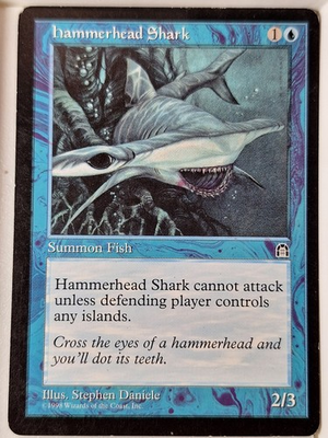 #ad Hammerhead Shark Stronghold Magic the Gathering MTG Nice $1.47