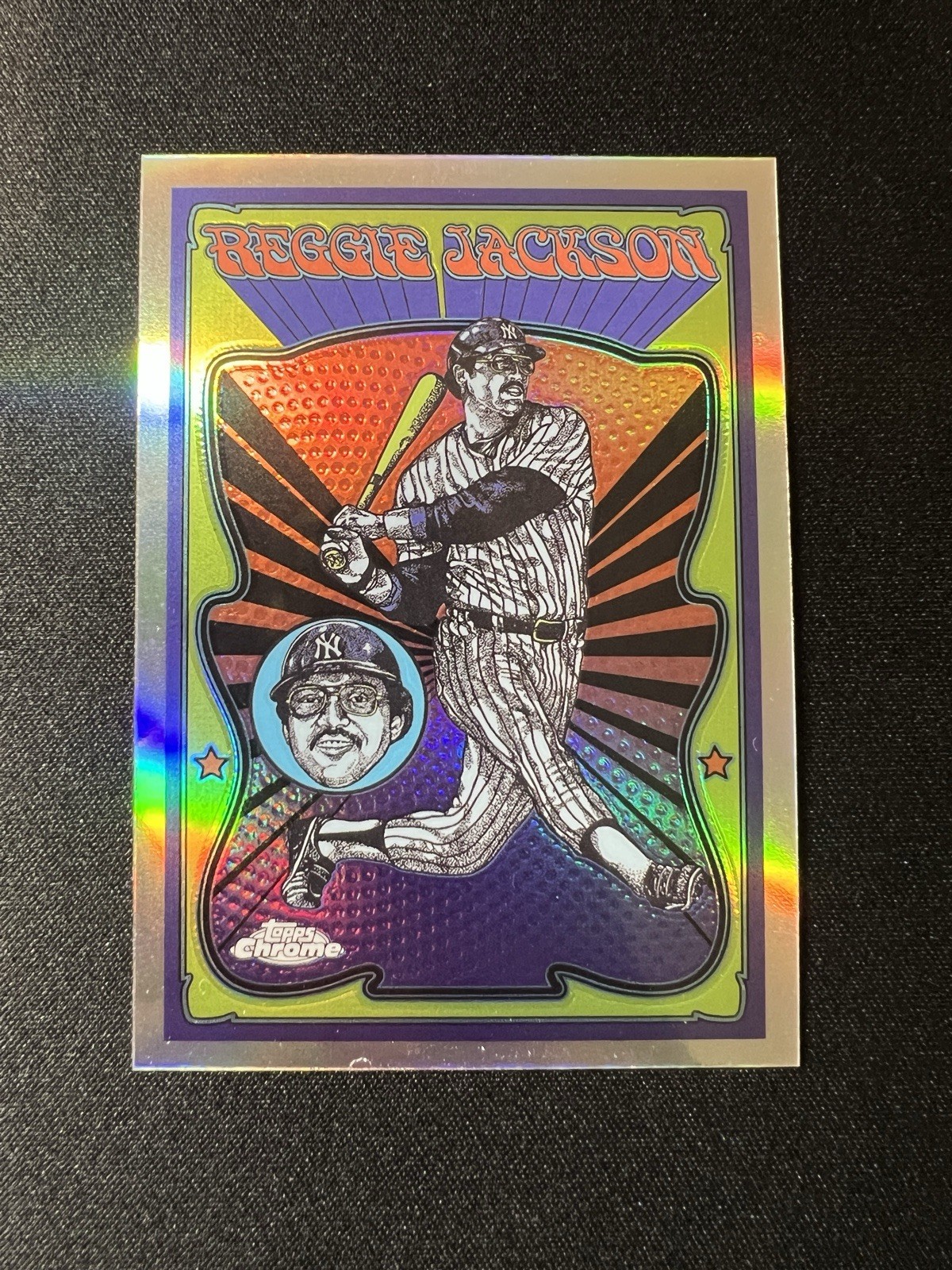 2025 Topps Chrome Reggie Jackson Ultra Violet All-Stars #UV-14 SSP Case Hit