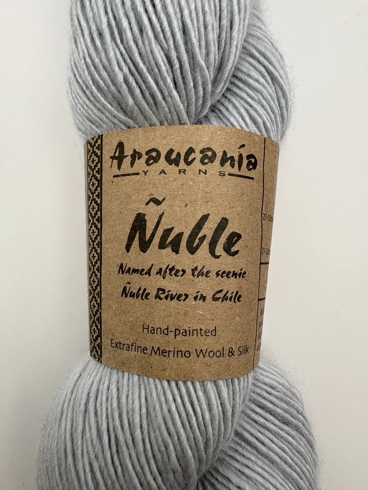 Lot of 2 ARAUCANIA NUBLE Yarn ‘221 Cornerstone’ ‘201 Confident’ Merino Silk - Image 4 of 4
