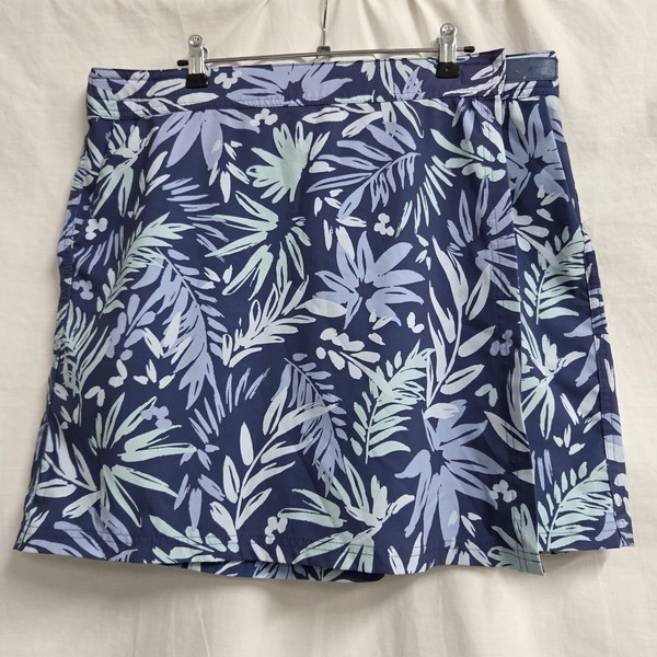 Ripskirt Hawaii Size L Blue Palm Wrap Skirt Tropical Palms Resort Swim
