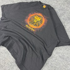 Vintage Disney The Lion King Broadway Musical Black T-Shirt