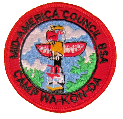 #ad Mid America Council BSA Camp Wa Kon Da Boy Scouts of America $5.95