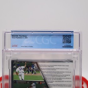 PS2 PlayStation 2 MLB 06 2006: THE SHOW - CGC GRADED 9.6 A+! NEW Factory Sealed!