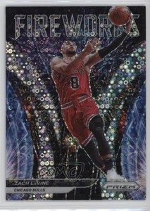 2021-22 Panini Prizm Fireworks Fast Break Prizm Zach LaVine #20